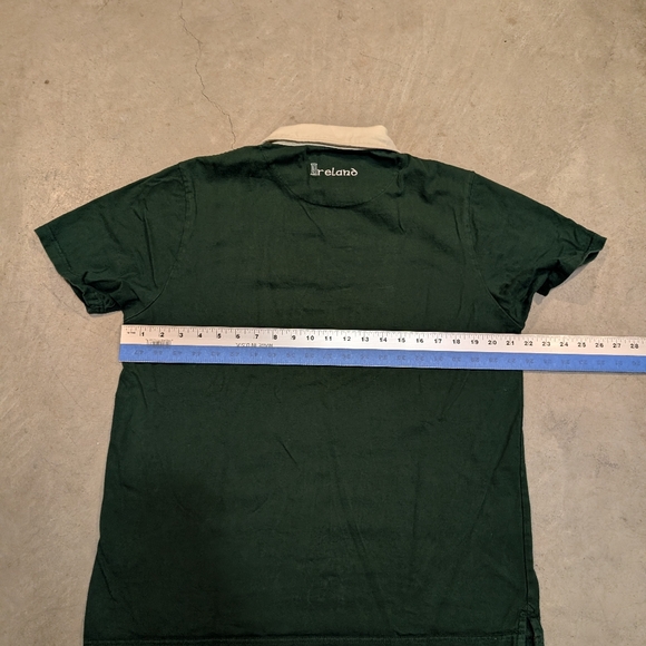 Ireland Rugby Polo Short Sleeve Men's M Green - Picture 7 of 7